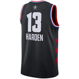 James Harden #13  Black/White 2019 NBA All-Star Game Finished Mens Swingman Jersey