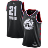 Joel Embiid #21 76ers White/Black 2019 NBA All-Star Game Finished Mens Swingman Jersey