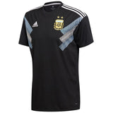 Argentina National Team Black/Blue 2018 Away Replica Blank Jersey