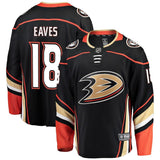 Patrick Eaves #18 Anaheim Ducks Black Breakaway Player Jersey