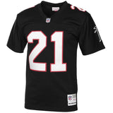 Deion Sanders #21 Atlanta Falcons Black 1992 Retired Player Vintage Replica Jersey