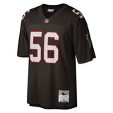 Keith Brooking #56 Atlanta Falcons Black 1998 Retired Player Replica Jersey