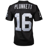 Jim Plunkett #16 Oakland Raiders Black 1980 Retired Player Vintage Replica Jersey