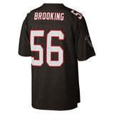 Keith Brooking #56 Atlanta Falcons Black 1998 Retired Player Replica Jersey