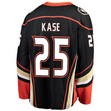 Ondrej Kase #25 Anaheim Ducks Black Breakaway Player Jersey