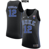 Justise Winslow #12 Duke Blue Devils Stitched Mens College Basketball Jersey