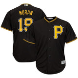 Colin Moran #19 Pittsburgh Pirates Black Alternate Cool Base Player Jersey