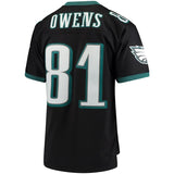 Terrell Owens #81 Philadelphia Eagles Black 2004 Retired Player Replica Jersey