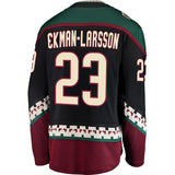 Oliver Ekman - Larsson #23 Arizona Coyotes Black Premier Breakaway Player Jersey