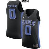 Jayson Tatum #0 Duke Blue Devils Stitched Mens College Basketball Jersey