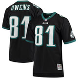 Terrell Owens #81 Philadelphia Eagles Black 2004 Retired Player Replica Jersey