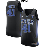 Jack White #41 Duke Blue Devils Stitched Mens College Basketball Jersey