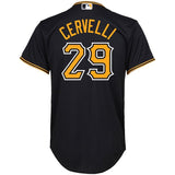 Francisco Cervelli #29 Pittsburgh Pirates Youth Black Alternate Replica Player Jersey
