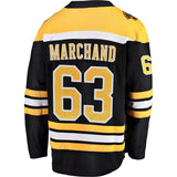 Brad Marchand #63 Boston Bruins Black Breakaway Player Jersey