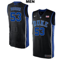 Brennan Besser #53 Duke Blue Devils Stitched Mens College Basketball Jersey
