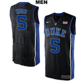 Rodney Hood #5 Duke Blue Devils Stitched Mens College Basketball Jersey
