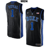 Trevon Duval #1 Duke Blue Devils Stitched Mens College Basketball Jersey