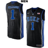 Zion Williamson #1 Duke Blue Devils Stitched Mens College Basketball Jersey