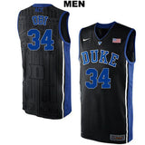 Sean Obi  #34 Duke Blue Devils Stitched Mens College Basketball Jersey
