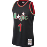 Penny Hardaway #1 Orlando Magic 1993-94 Hardwood Classics Christmas Swingan Jersey