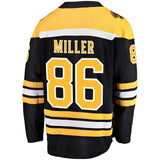 Kevan Miller #86 Boston Bruins Black Home Breakaway Player Jersey