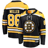 Kevan Miller #86 Boston Bruins Black Home Breakaway Player Jersey