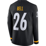 Le'Veon Bell Pittsburgh Steelers Black Therma Long Sleeve Jersey