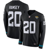 Jalen Ramsey Jacksonville Jaguars Black Therma Long Sleeve Jersey