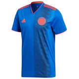 Colombia National Team Blue/Red 2018 Away Replica Blank Jersey