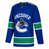 Vancouver Canucks Blue Home Blank Jersey