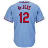 Paul DeJong #12 St. Louis Cardinals Horizon Blue Alternate Cool Base Player Jersey