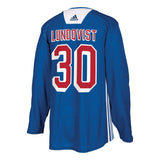 Henrik Lundqvist #30 New York Rangers Blue Practice Player Jersey