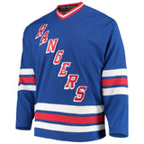 Wayne Gretzky #99 New York Rangers Blue Heroes of Hockey Throwback Jersey