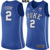 Quinn Cook #2 Duke Blue Devils Stitched Mens College Basketball Jersey
