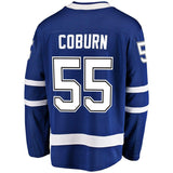 Braydon Coburn #55 Tampa Bay Lightning Youth Blue Breakaway Player Jersey