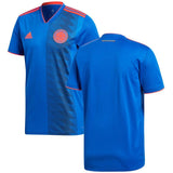 Colombia National Team Blue/Red 2018 Away Replica Blank Jersey