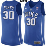 Dahntay Jones #30 Duke Blue Devils Stitched Mens College Basketball Jersey