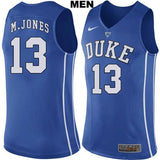 Matt Jones #13 Duke Blue Devils Stitched Mens College Basketball Jersey