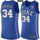 Wendell Carter Jr. #34 Duke Blue Devils Stitched Mens College Basketball Jersey