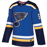 Colton Parayko #55 St. Louis Blues Blue Player Jersey