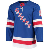 Mika Zibanejad #93 New York Rangers Blue Player Jersey