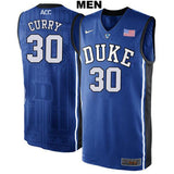 Seth Curry #30 Duke Blue Devils Stitched Mens College Basketball Jersey