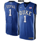 Trevon Duval #1 Duke Blue Devils Stitched Mens College Basketball Jersey