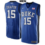 Jahlil Okafor #15 Duke Blue Devils Stitched Mens College Basketball Jersey
