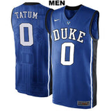 Jayson Tatum #0 Duke Blue Devils Stitched Mens College Basketball Jersey