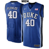 Marshall Plumlee #40 Duke Blue Devils Stitched Mens College Basketball Jersey