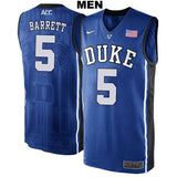 R.J. Barrett #5 Duke Blue Devils Stitched Mens College Basketball Jersey