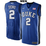 Luol Deng #2 Duke Blue Devils Stitched Mens College Basketball Jersey