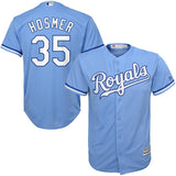Eric Hosmer #35 Kansas City Royals Youth Light Blue Alternate Official Cool Base Player Jersey