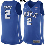 Luol Deng #2 Duke Blue Devils Stitched Mens College Basketball Jersey